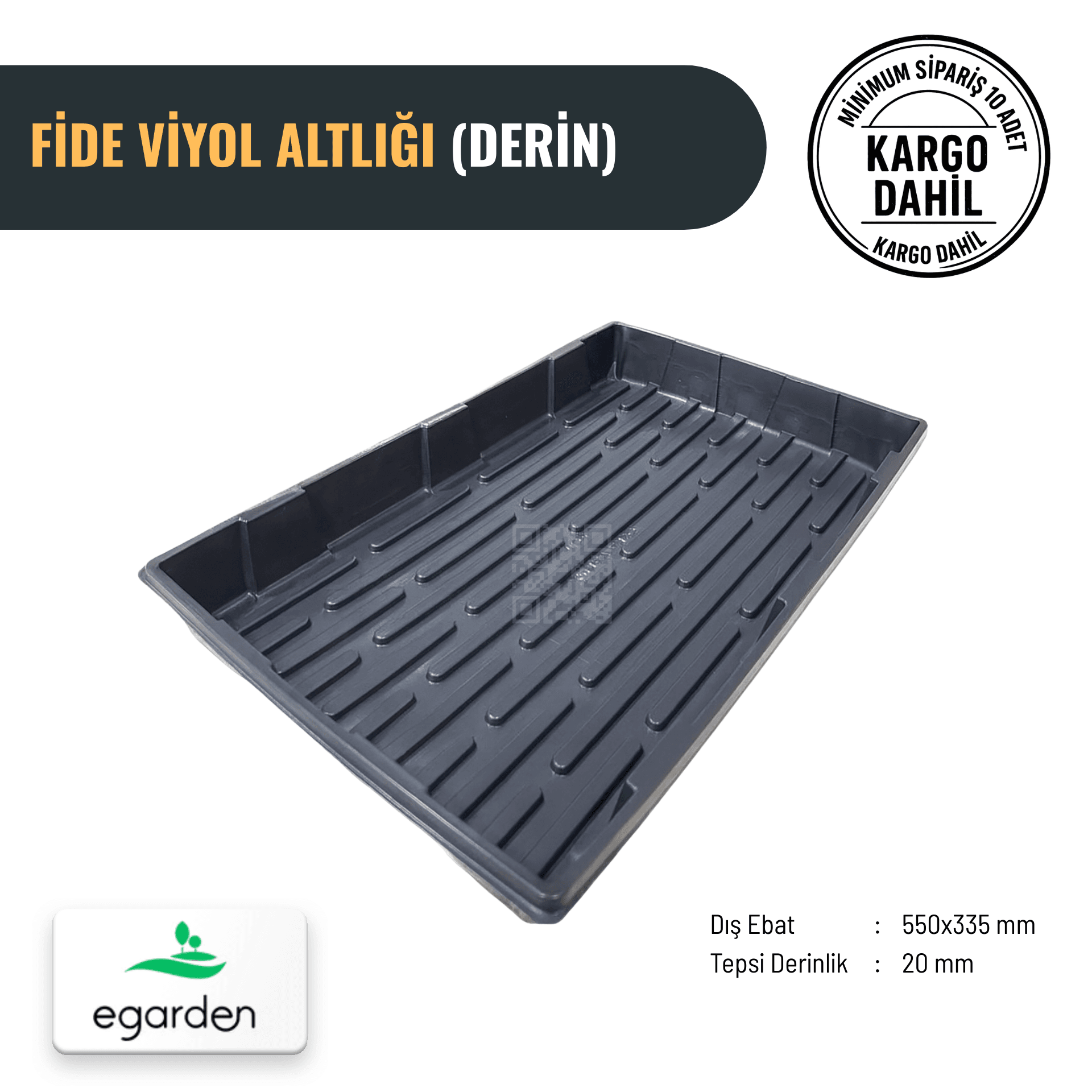 Fide Viyol Altlığı (Derin) – 550x335 mm